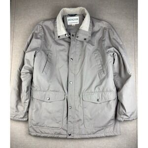 Vintage Field & Stream Jacket Men's Large Gray Corduroy Collar Thinsulate Korea